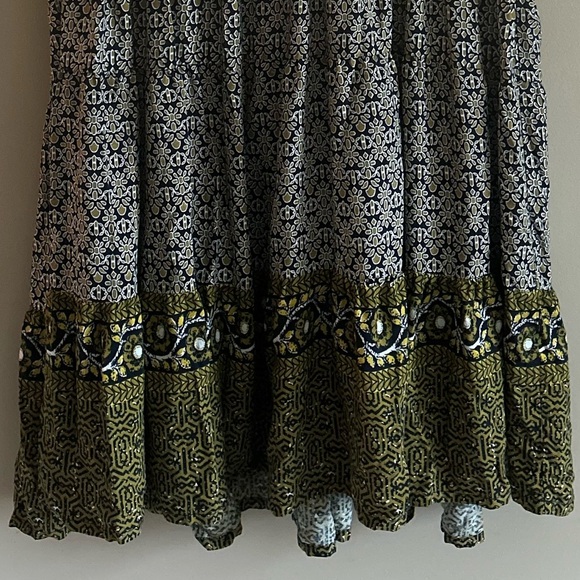 Sincerely Jules Boho Floral Mini Dress or Tunic, Size Large - Picture 6 of 8